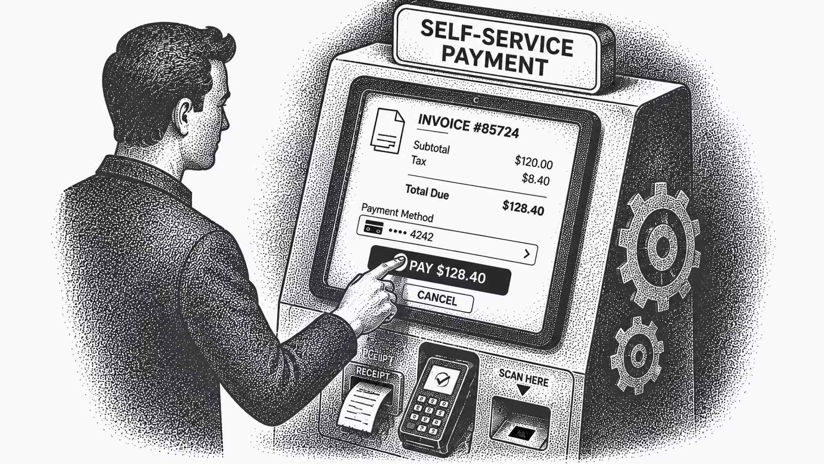 Customer portal for AR