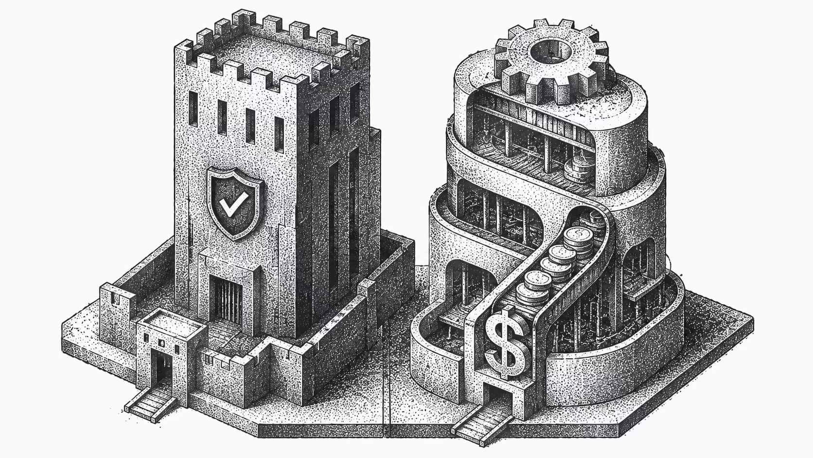 Compliance-built vs cash-built finance stacks