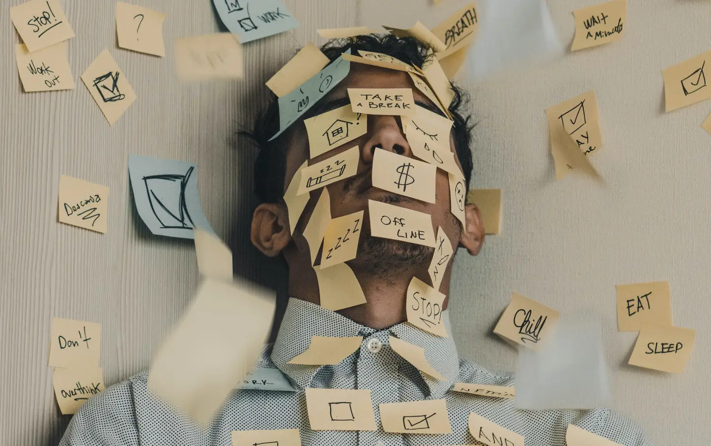 Business owners aren't often trained in running a company and it's stressful.
