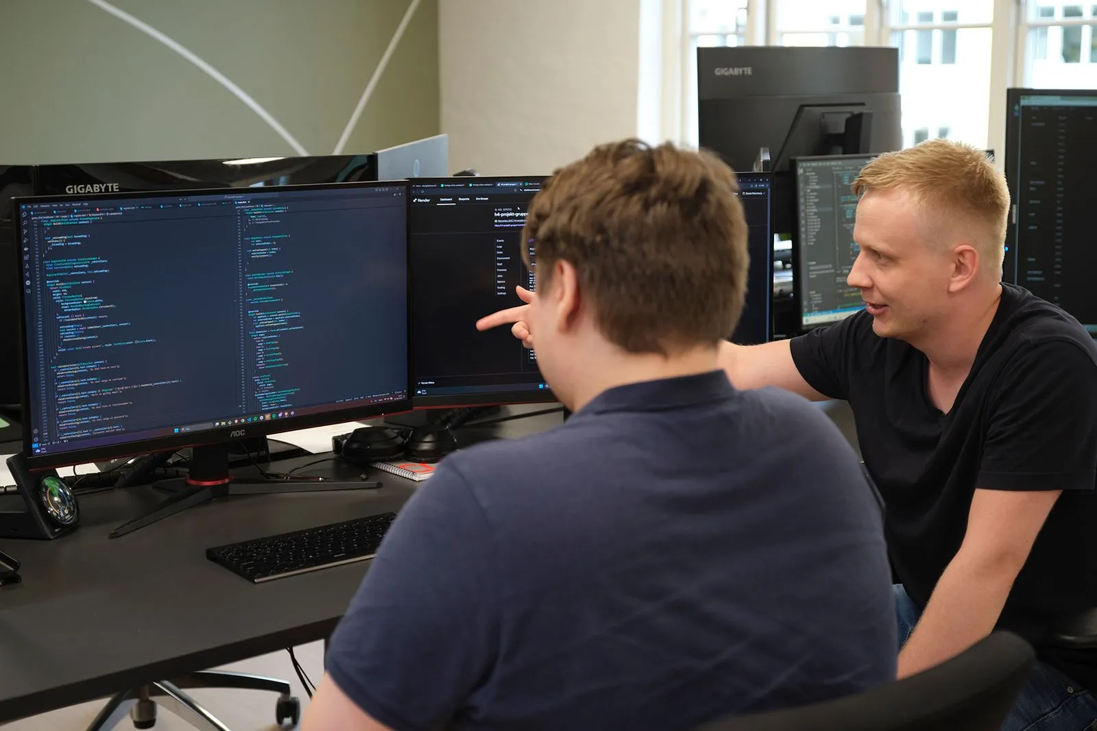 Two developers from Reportability