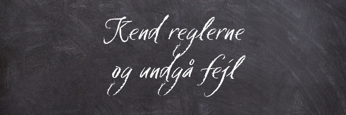 Det er vigtigt at sætte huslejen korrekt for at undgå fejl
