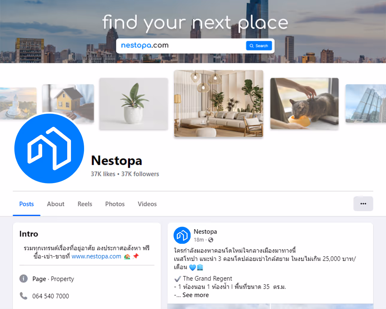 Nestopa Facebook page.