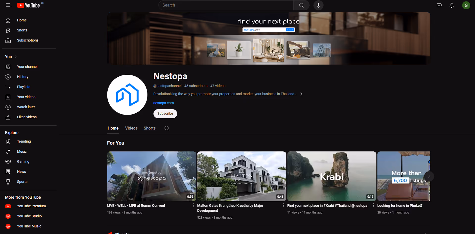 Nestopa Youtube channel.