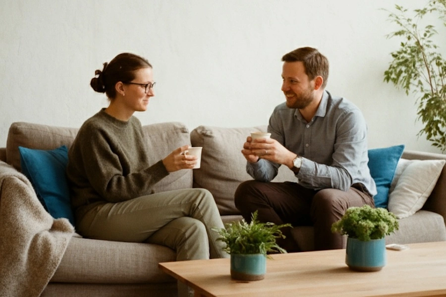 image of a person brainstorming ideas (for a productivity tools business)