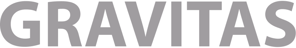 Gravitas Logo in Grau