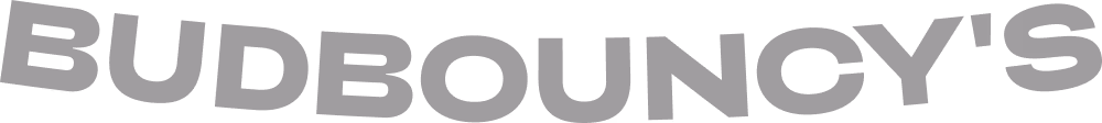 BudBouncy Logo in Grau
