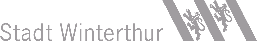 Stadt Winterthur Logo in Grau