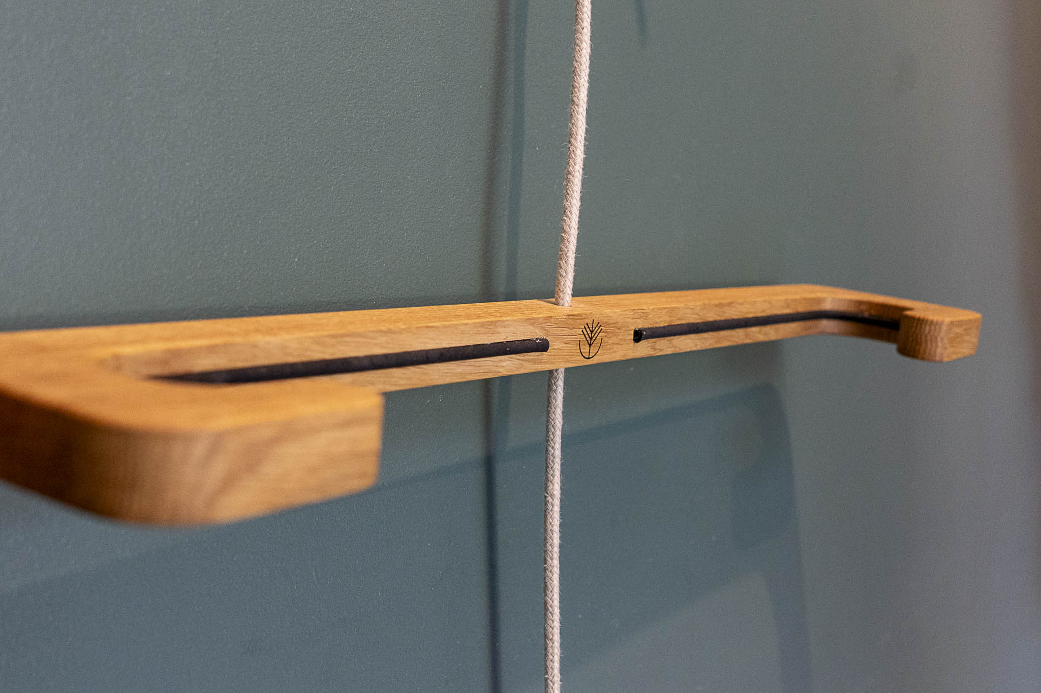 Oak Vertical Surfboard Wall Mount
