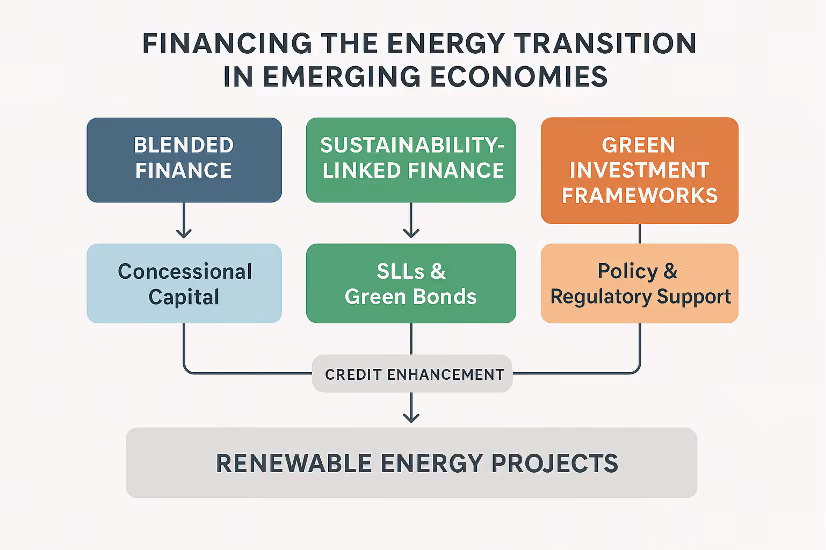 Financing the energy transition in emerging economies infographic