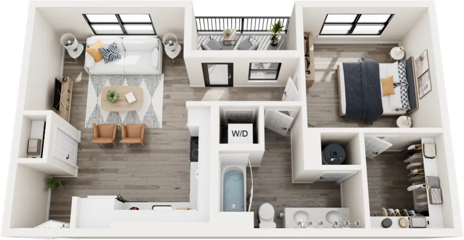 1A layout