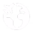 Rund um den Globus Symbol mit einem Flugzeug