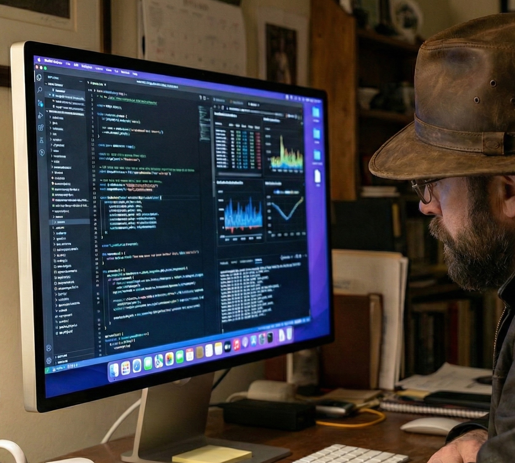 image of a teacher interacting with students using digital tools