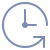 Clock icon with a circular arrow indicating time or refresh.