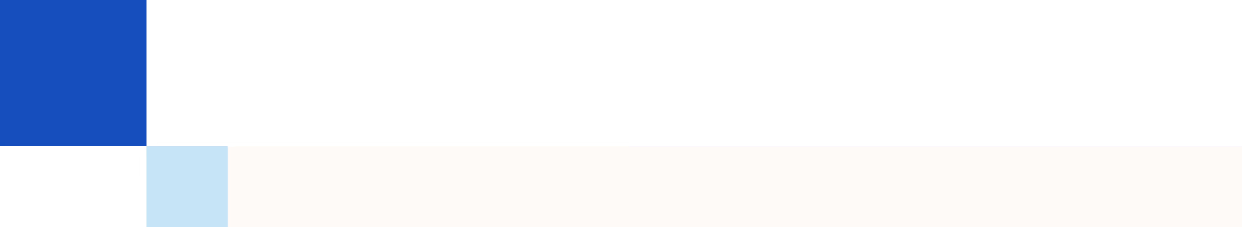 A blue and white square with a black background.