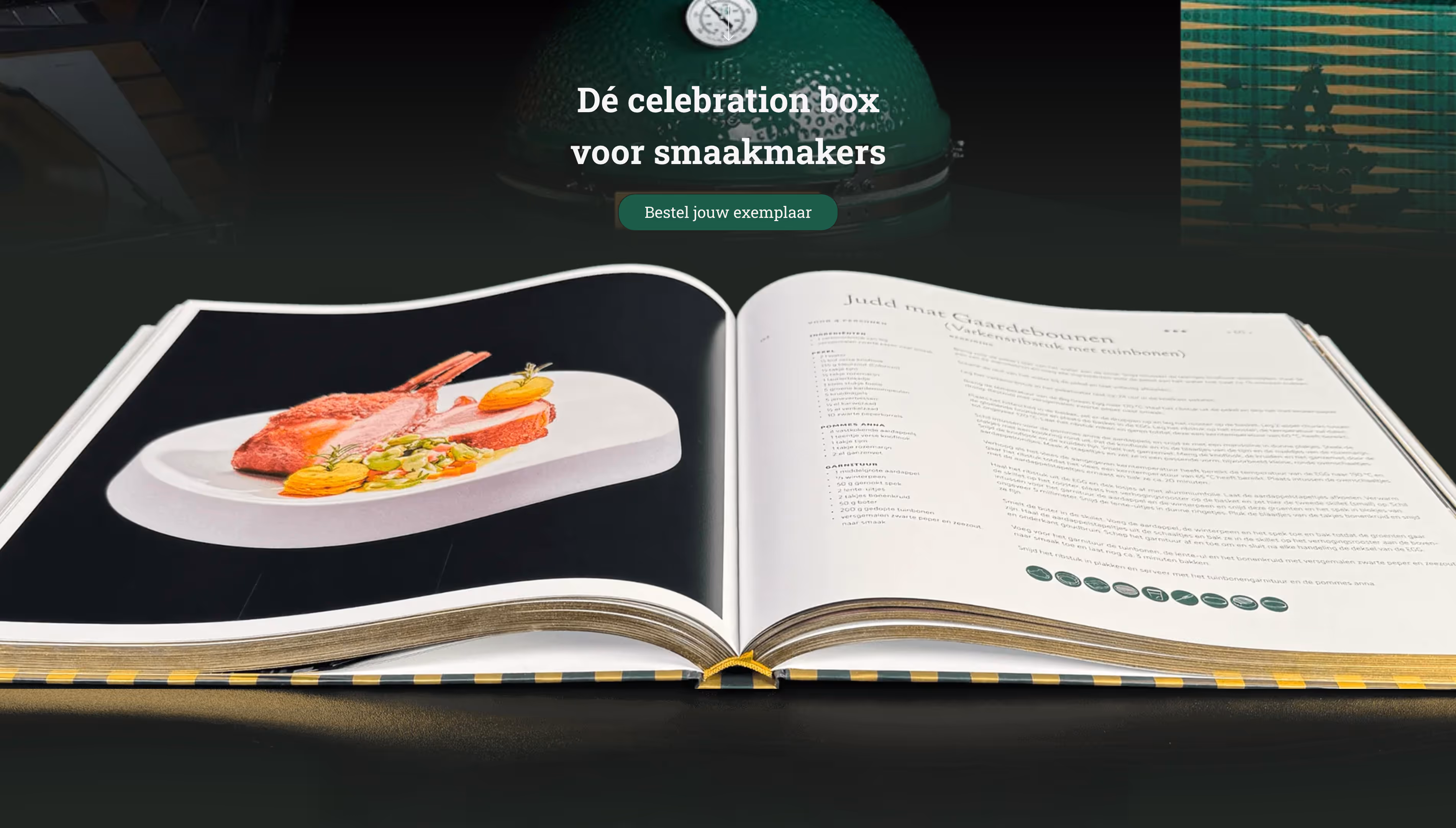 Big Green Egg celebration box boek