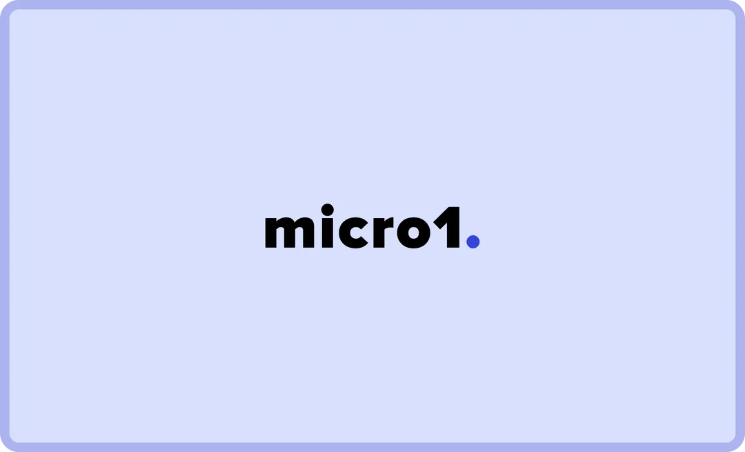 Funnel that micro1 used to vet talent for one of the largest AI companies
