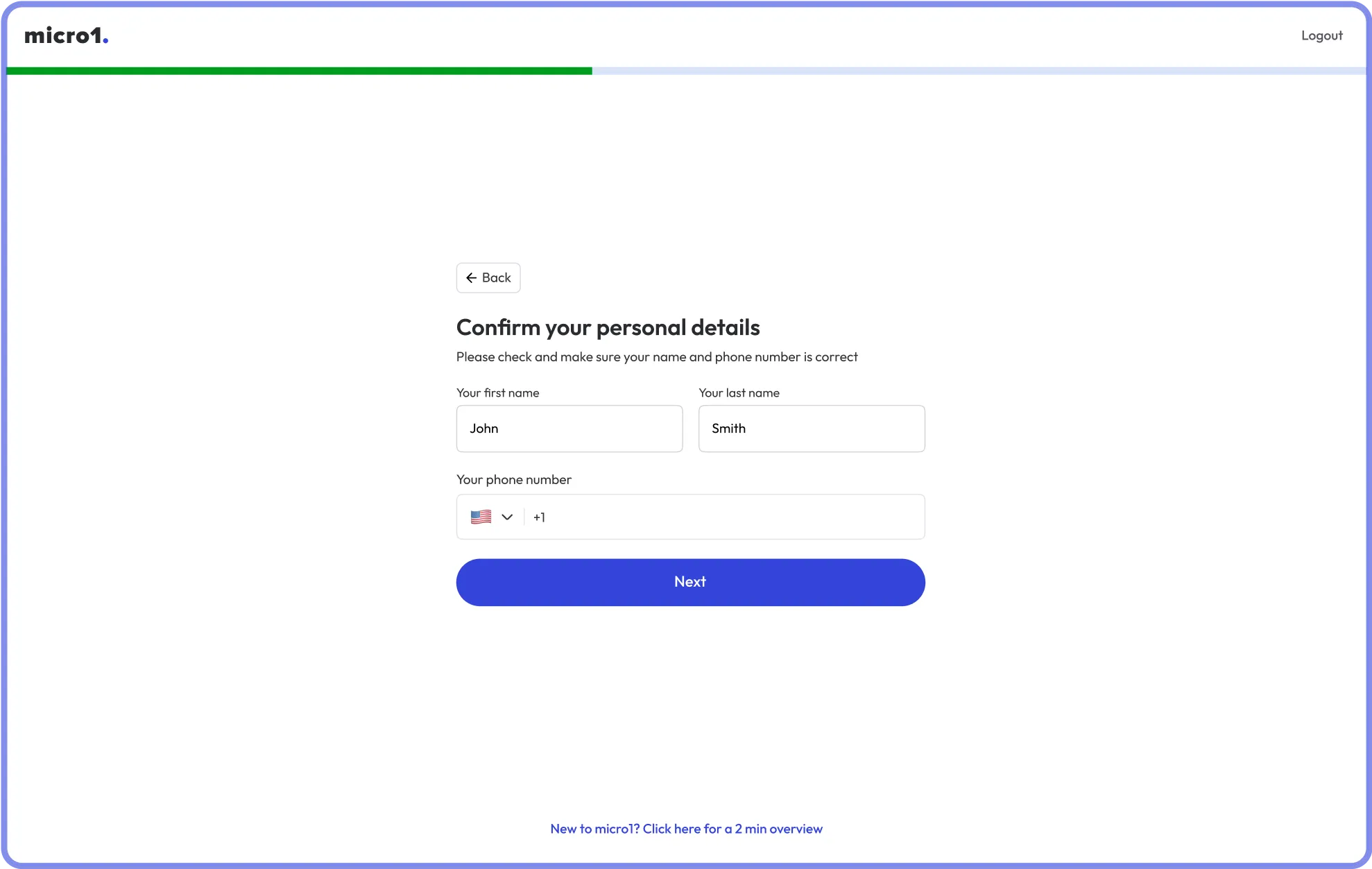 Create your free account