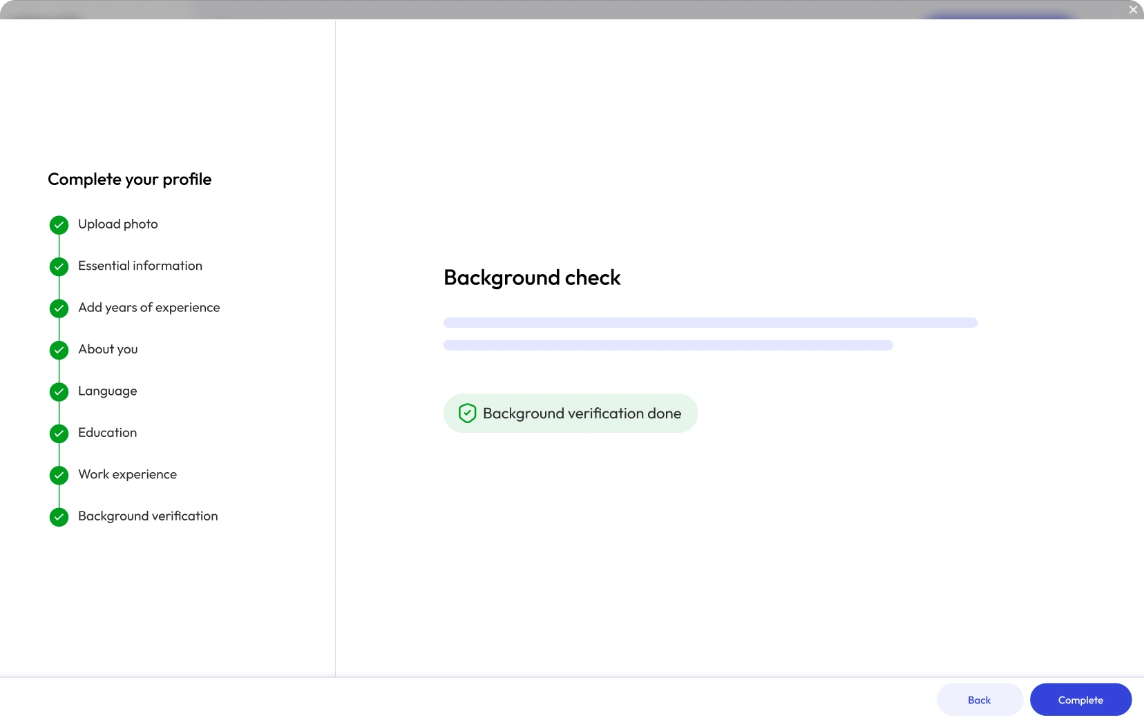 Candidate gets certified by completing AI Interview with Zara