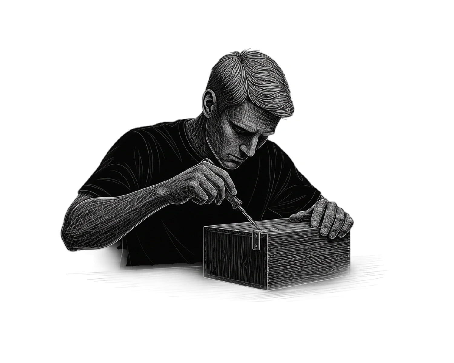 Human recording video data while doing house chores