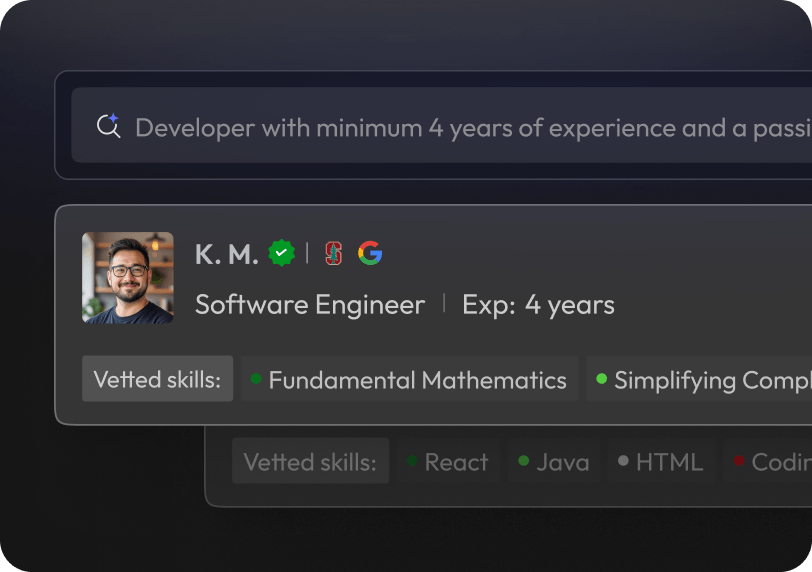 Vetting process for this client
