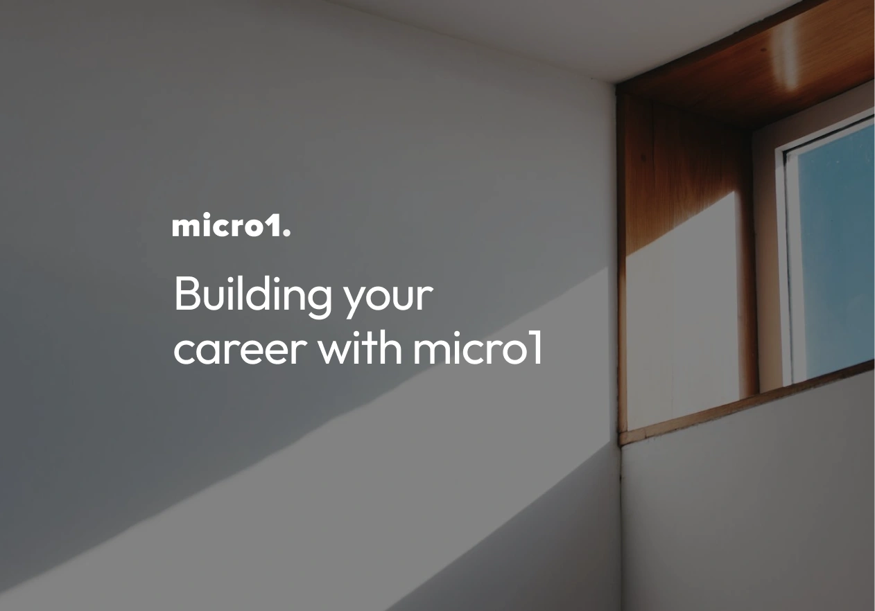 Building your career with micro1