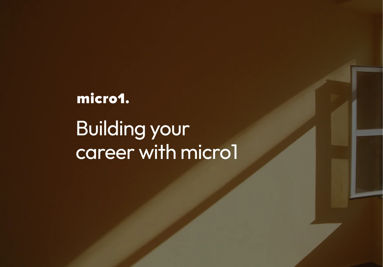 Building your career with micro1