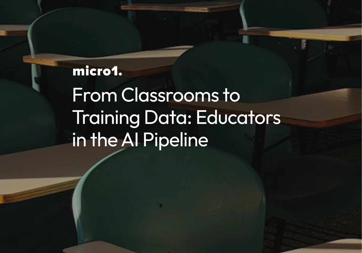 From Classrooms to Training Data: Educators in the AI Pipeline