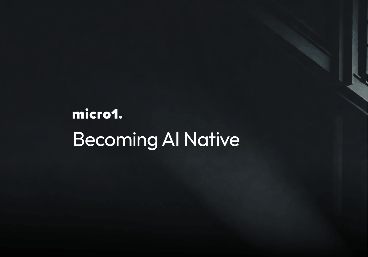 Becoming AI Native
