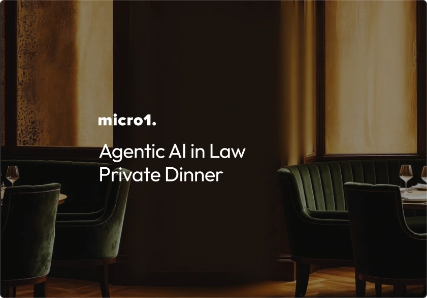 Agentic AI in Law  Private Dinner