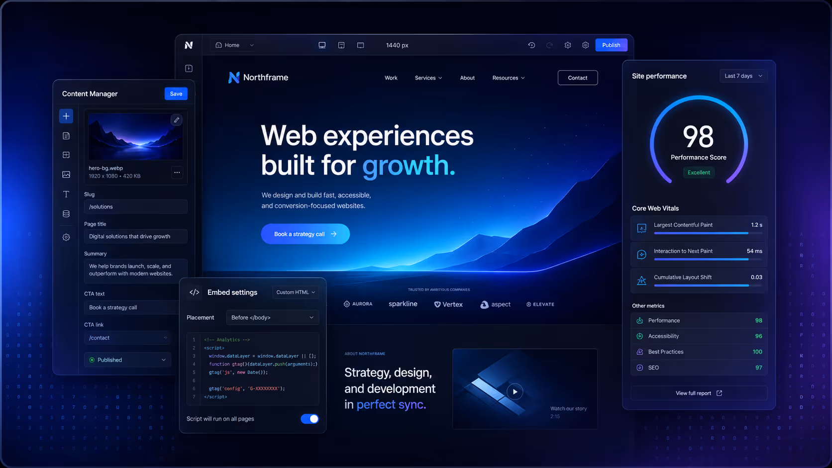Bubble.io editor interface displaying a developed web app