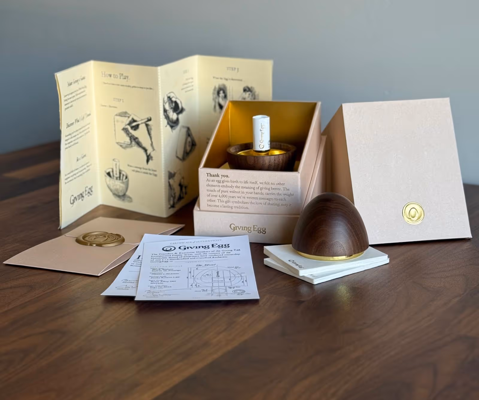 Image of items in a package GivingEgg