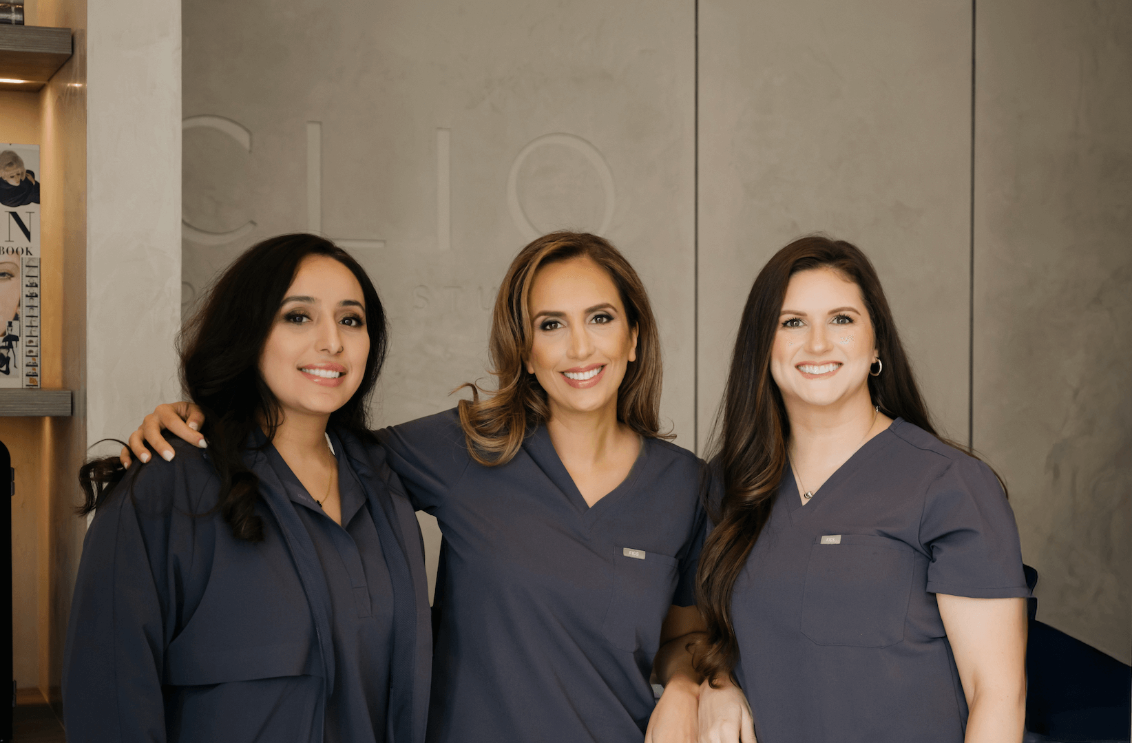 Dr. Rouhani and team at Clio Dental Studio in Houston Heights, delivering personalized, compassionate, and modern dental care.