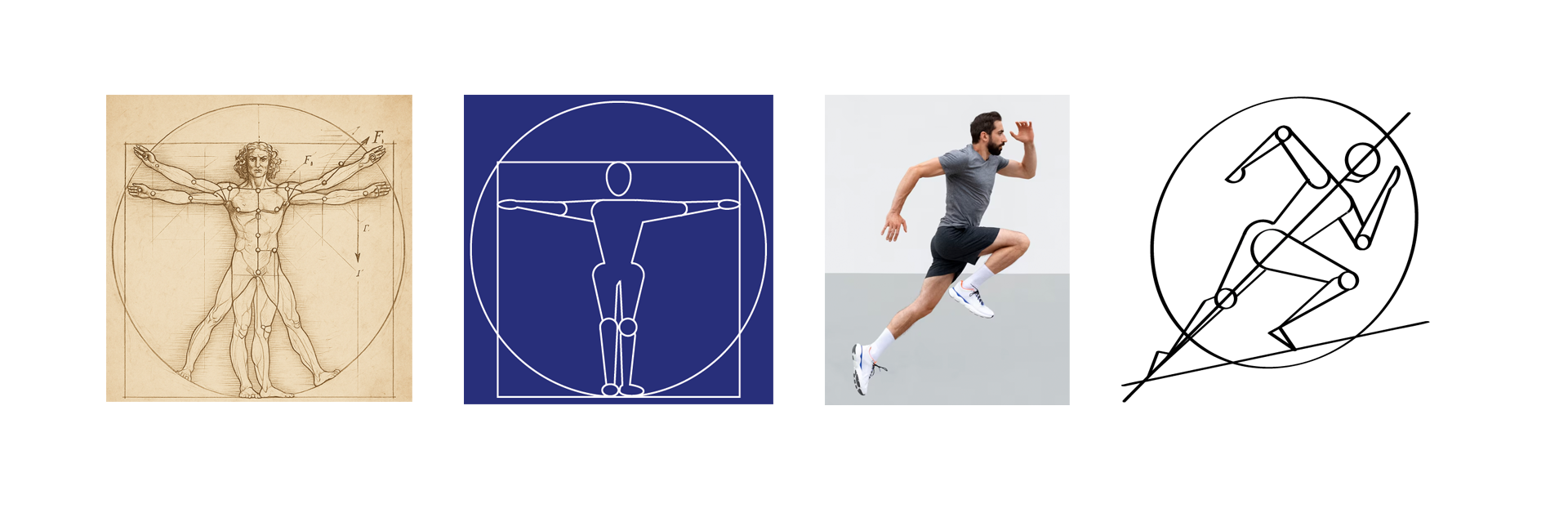The process: from The Vitruvian Man to first sketches