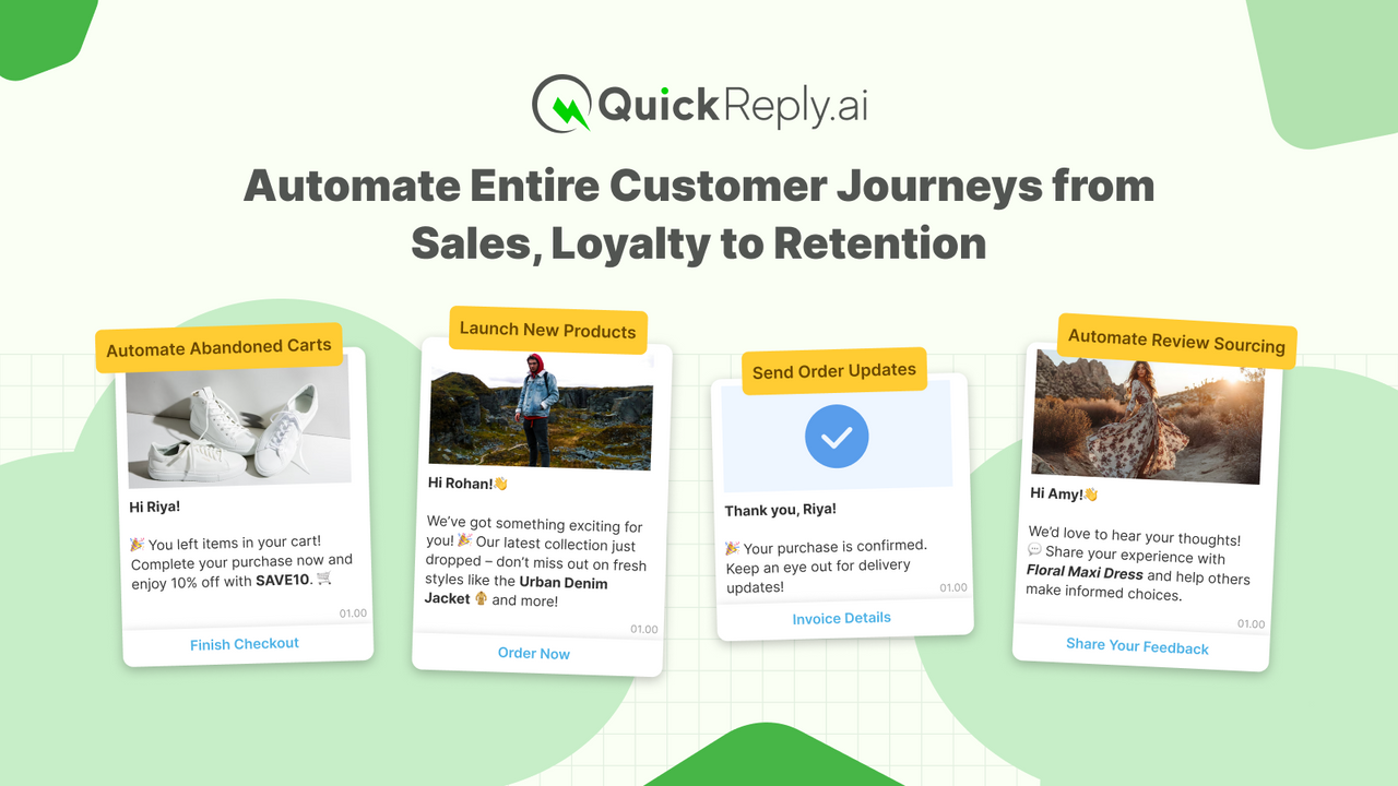 QuickReply - Recover Abandoned Carts with QuickReply | App for Shopify |  Shopify App Store