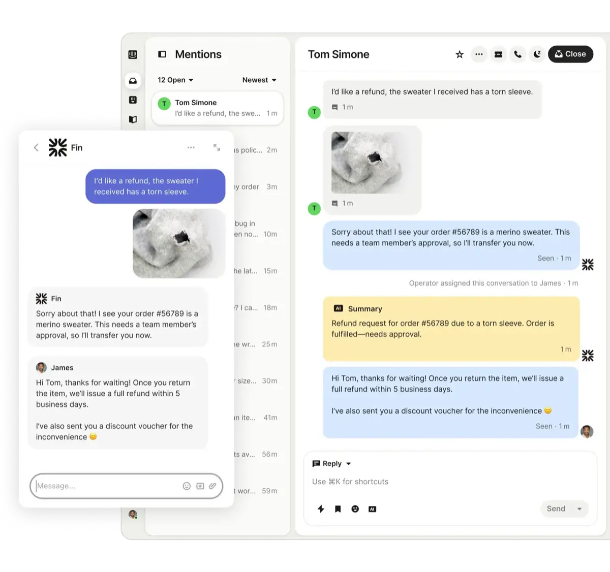 The #1 AI Agent and next-gen Helpdesk for customer service