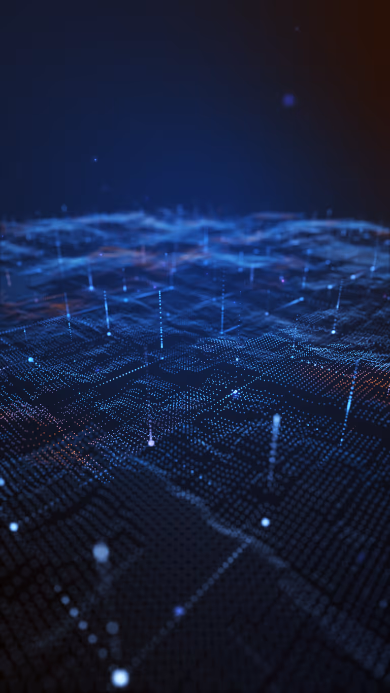 Abstract Imagery of Wi-Fi grid