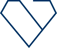 Modern minimal heart icon