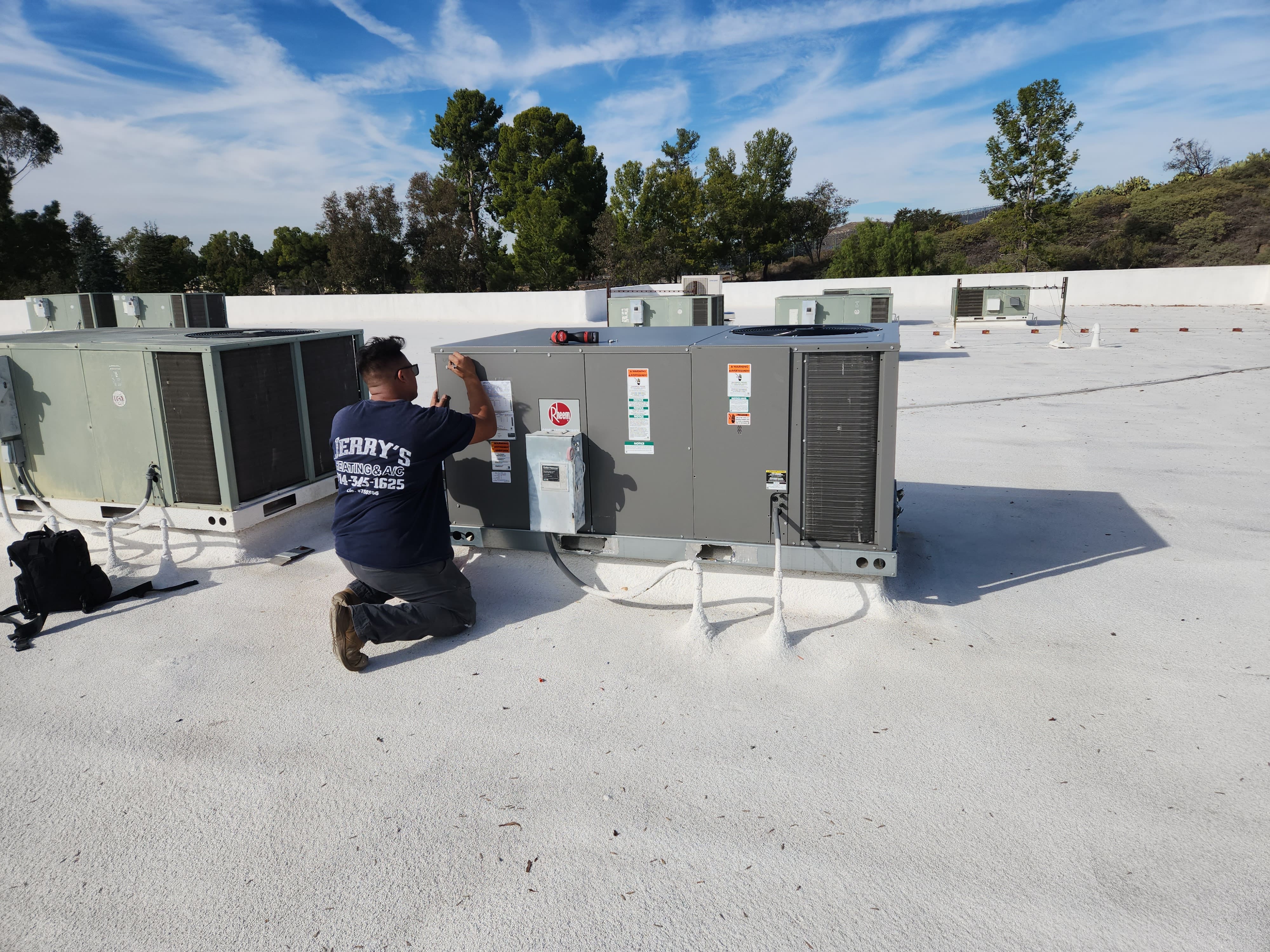 Air duct installation