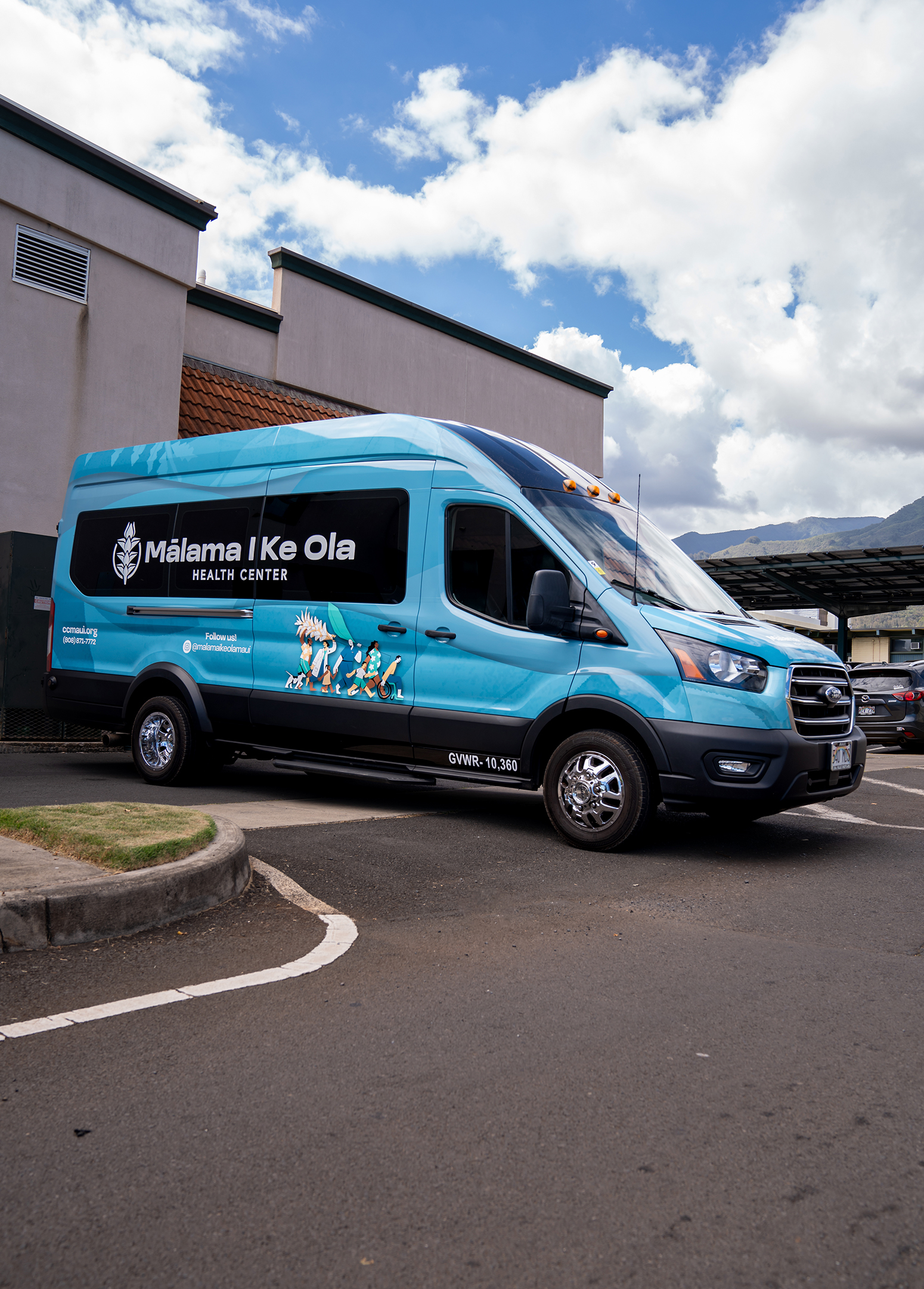 Brand identity, print collateral, and marketing materials designed for Malama I Ke Ola.
