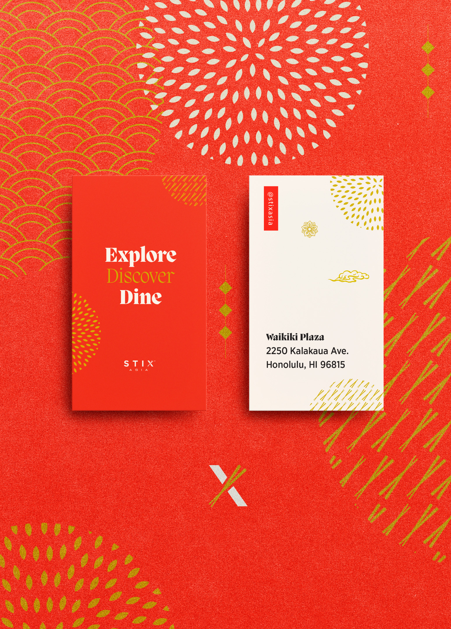 Brand identity, print collateral, and marketing materials designed for Six Asia.
