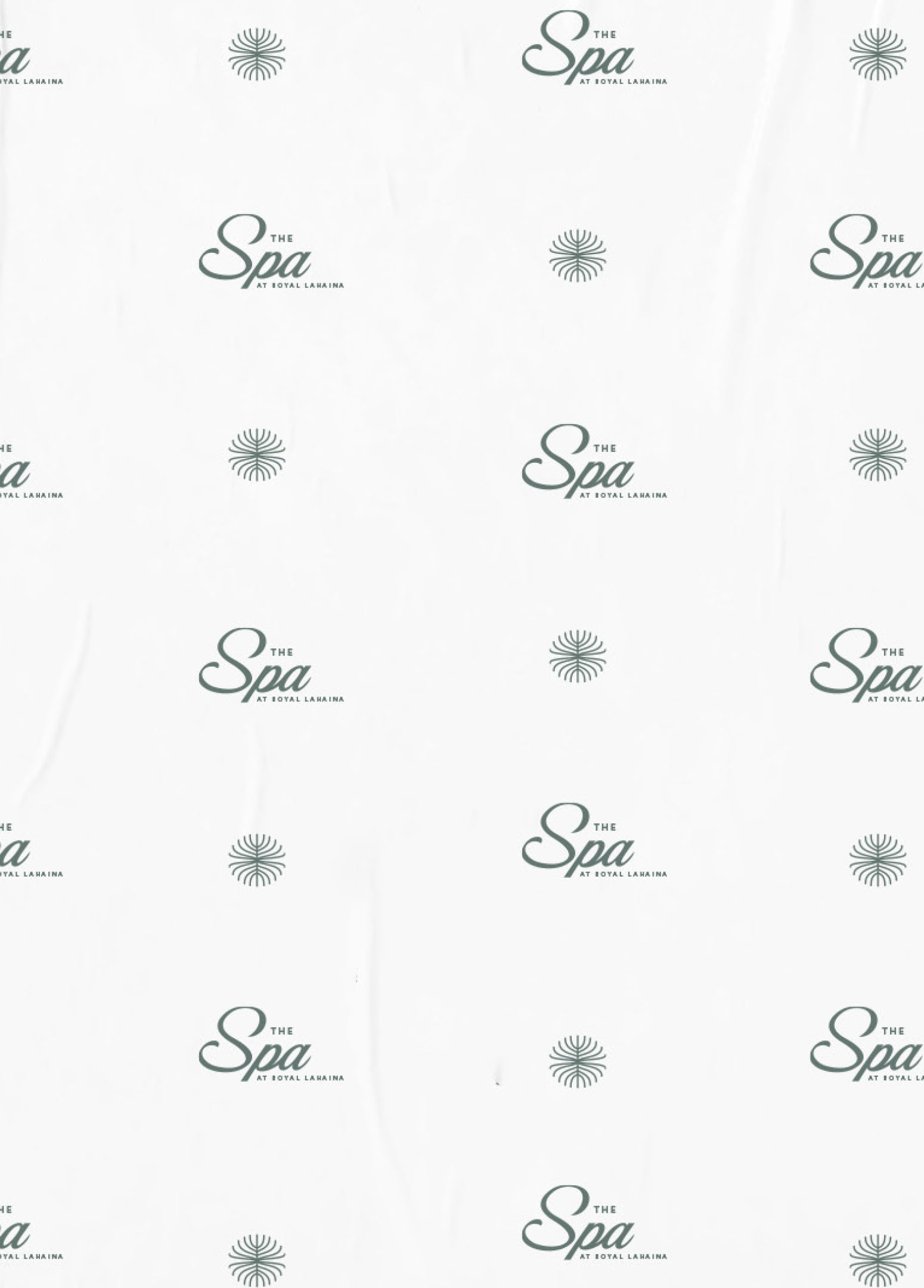 Brand identity, print collateral, and marketing materials designed for The Spa at Royal Lahaina Resort.