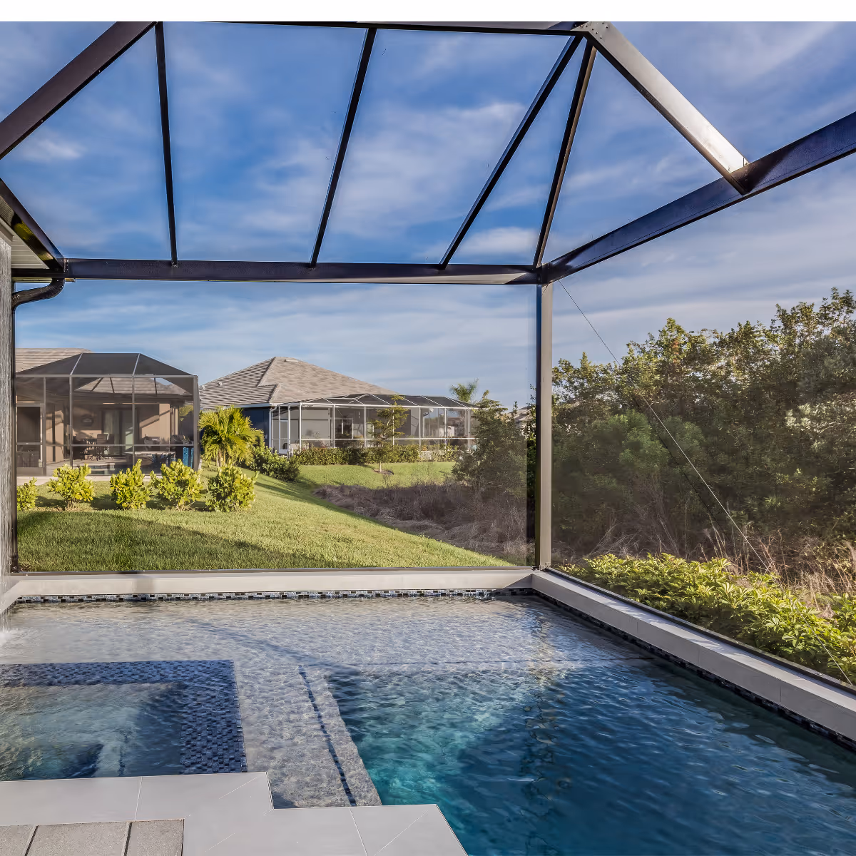 image of property management company pool