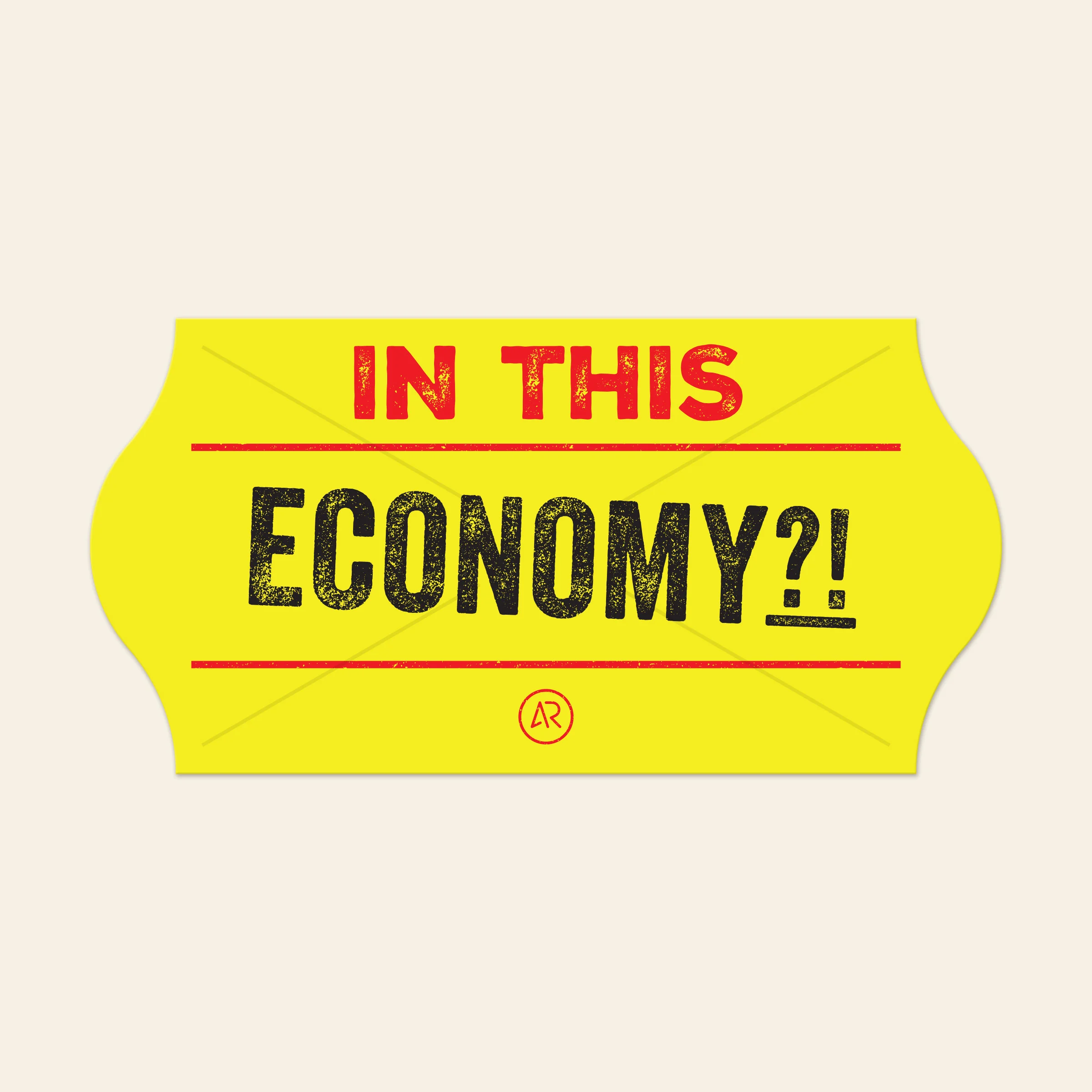 Adam Raiola In This Economy?! Sticker