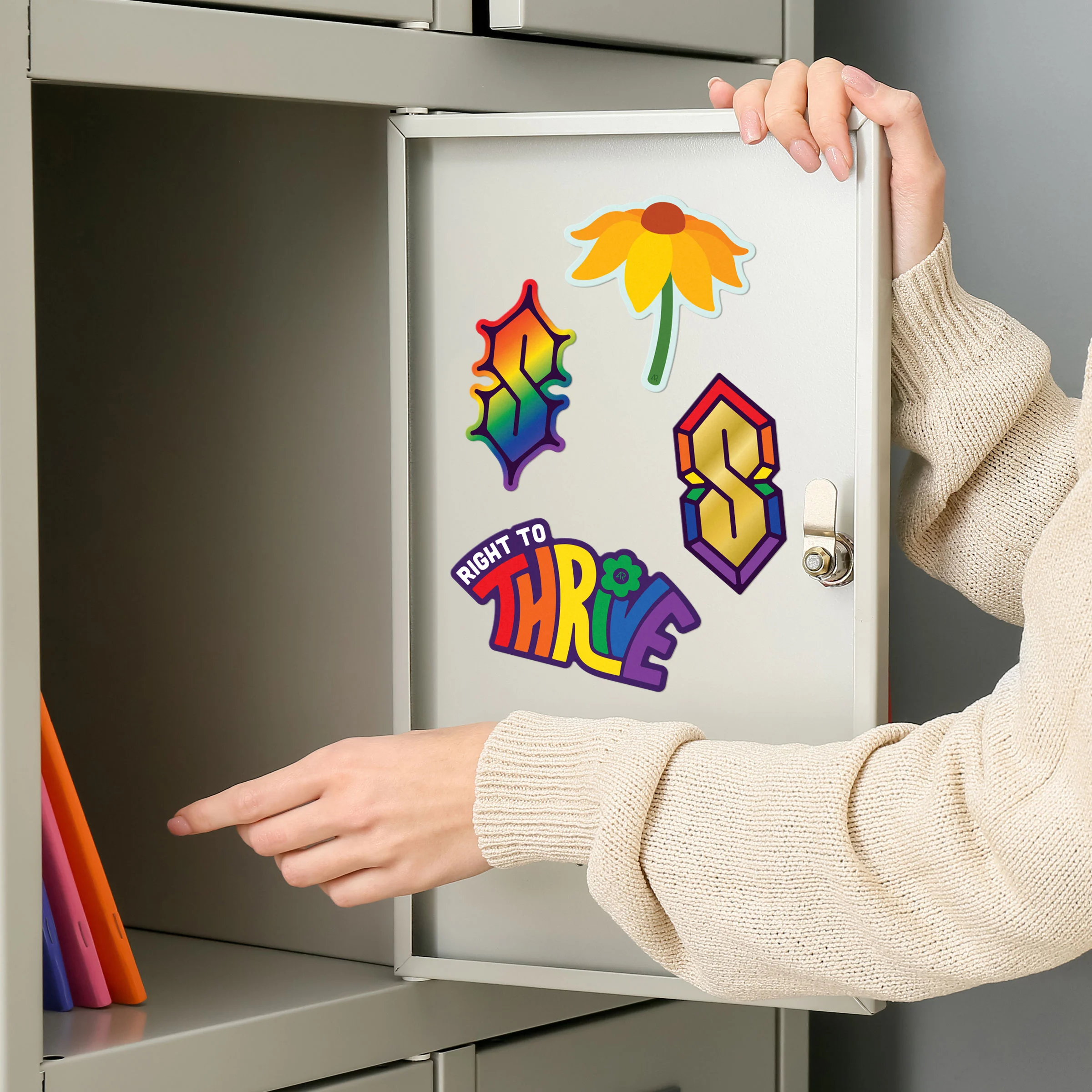 Adam Raiola Rainbow S Sticker