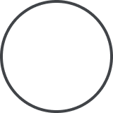 Circle enclosing a stylized white letter X with a diagonal bar crossing it, on a black background.