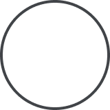 Instagram icon inside a circular outline.