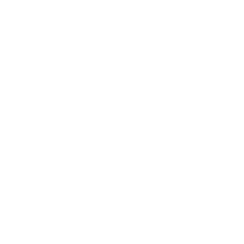 White lowercase 'i' and uppercase 'B' letters enclosed in a white circular border on a black background.