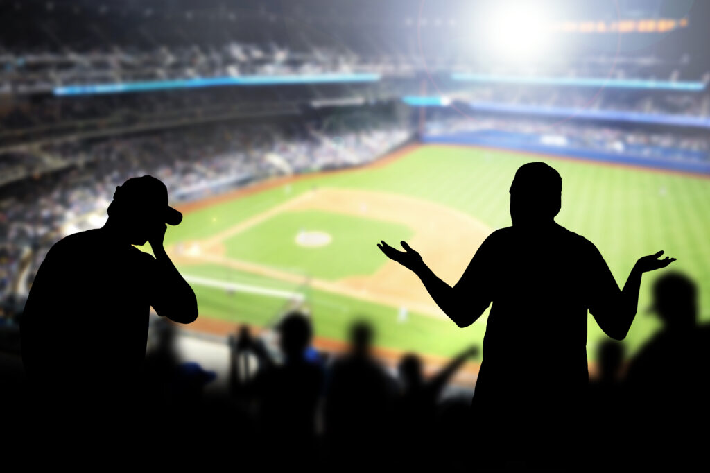 betting baseball and losing