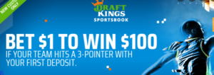 DraftKings Bet 1 win 100