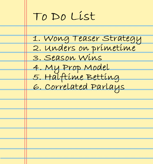 NFL To Do List